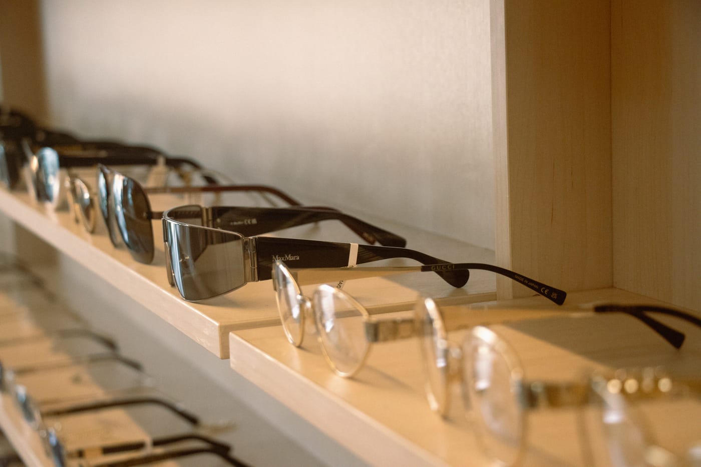 Inside the Phós Optics boutique in Limassol