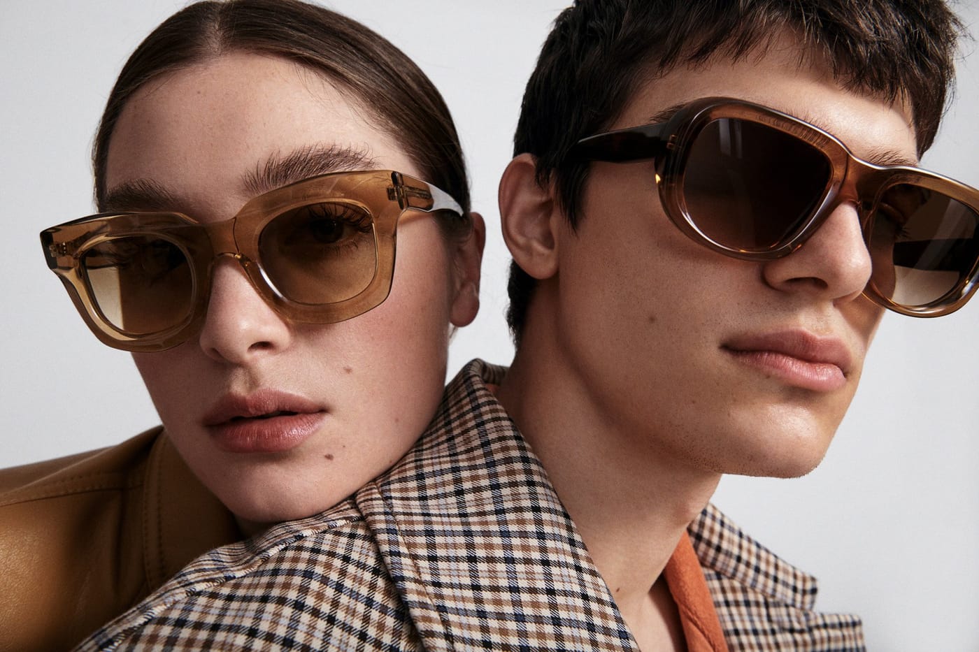 Couple wearing Folc eyewear